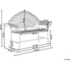 Beliani Sodo suoliukas PAVIA, 146 cm, metalinis, mėlynas