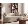 Beliani Sofa AMAL, smėlio spalvos