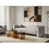 Beliani Sofa LEIREN smėlio spalvos