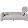 Beliani Sofa LEIREN smėlio spalvos