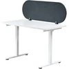 Beliani Stalo pertvara SPARKY 120 x 40 cm tamsiai pilka