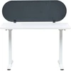 Beliani Stalo pertvara SPARKY 120 x 40 cm tamsiai pilka