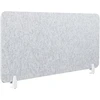 Beliani Stalo pertvara SPLIT 160 x 50 cm pilka