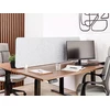 Beliani Stalo pertvara SPLIT 160 x 50 cm pilka