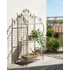 Beliani Stovas VISANO metalinis 123 cm 59 cm juodas
