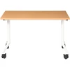 Beliani Sulankstomas rašomasis stalas CAVI rudas 120 cm 60 cm