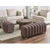 Beliani Tapetuotas suoliukas IDYLLWILD Boucle rudas