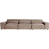 Beliani Trijų vietų modulinė sofa HELLNAR, šviesiai ruda