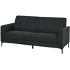 Beliani Trijų vietų sofa FENES, juoda