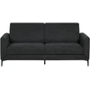 Beliani Trijų vietų sofa FENES, juoda