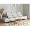 Beliani Trijų vietų sofa IKAST šviesiai pilka