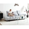 Beliani Trijų vietų sofa IKAST šviesiai pilka