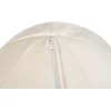 Beliani Trijų vietų sofa LEIREN, veliūras, kreminė balta