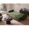 Beliani Trijų vietų sofa-lova HEMING, žalia