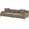 Beliani Trijų vietų sofa MATILA, šviesiai ruda