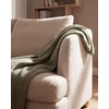 Beliani Trijų vietų sofa RATTVIK Boucle, balta
