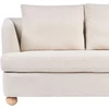 Beliani Trijų vietų sofa RATTVIK Boucle, balta
