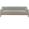 Beliani Trijų vietų sofa SOSJO, šviesiai pilka