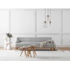Beliani Trijų vietų sofa SOSJO, šviesiai pilka