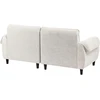 Beliani Trijų vietų sofa WETLAN, balta