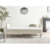 Beliani Trivietė išskleidžiama sofa HEMING, boucle audinys, dramblio kaulo balta