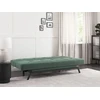 Beliani Trivietė išskleidžiama sofa LEEDS, žalia