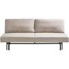 Beliani Trivietė išskleidžiama sofa ROYKKA, smėlio spalvos
