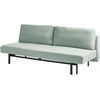 Beliani Trivietė išskleidžiama sofa ROYKKA šviesiai žalia