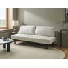 Beliani Trivietė išskleidžiama sofa ROYKKA, kreminė balta