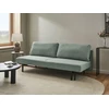 Beliani Trivietė išskleidžiama sofa ROYKKA šviesiai žalia
