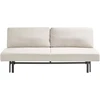 Beliani Trivietė išskleidžiama sofa ROYKKA, kreminė balta