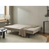 Beliani Trivietė išskleidžiama sofa ROYKKA, smėlio spalvos