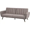 Beliani Trivietė išskleidžiama sofa VIMMERBY, šviesiai ruda