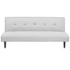 Beliani Trivietė išskleidžiama sofa VISBY šviesiai pilka