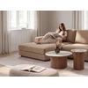Beliani Trivietė kampinė sofa LOFOTEN ruda, dešininė