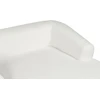 Beliani Trivietė kampinė sofa SVANSELE, bouclé audinys, kreminė balta, dešininė