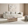 Beliani Trivietė modulinė sofa AXEBO, kreminė balta, „Boucle“ audinys