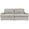 Beliani Trivietė sofa ALLA šviesiai pilka