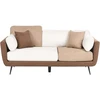 Beliani Trivietė sofa BOLGA ruda