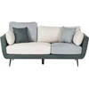 Beliani Trivietė sofa BOLGA žalia