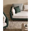 Beliani Trivietė sofa BOLGA žalia