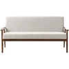 Beliani Trivietė sofa ESRUM tamsiai ruda/pilka