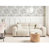 Beliani Trivietė sofa FAUSKAN šviesiai smėlio spalvos