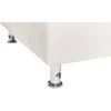 Beliani Trivietė sofa FLORO, šenilas, balta