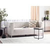 Beliani Trivietė sofa FLORO, šenilas, balta