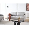 Beliani Trivietė sofa HOBRO šviesiai pilka