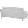 Beliani Trivietė sofa HOBRO šviesiai pilka