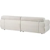 Beliani Trivietė sofa HOVDEN, kreminė balta
