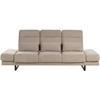 Beliani Trivietė sofa IKAST smėlio ir pilkos spalvos