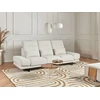 Beliani Trivietė sofa IKAST, velvetinis audinys, šviesiai smėlio spalvos